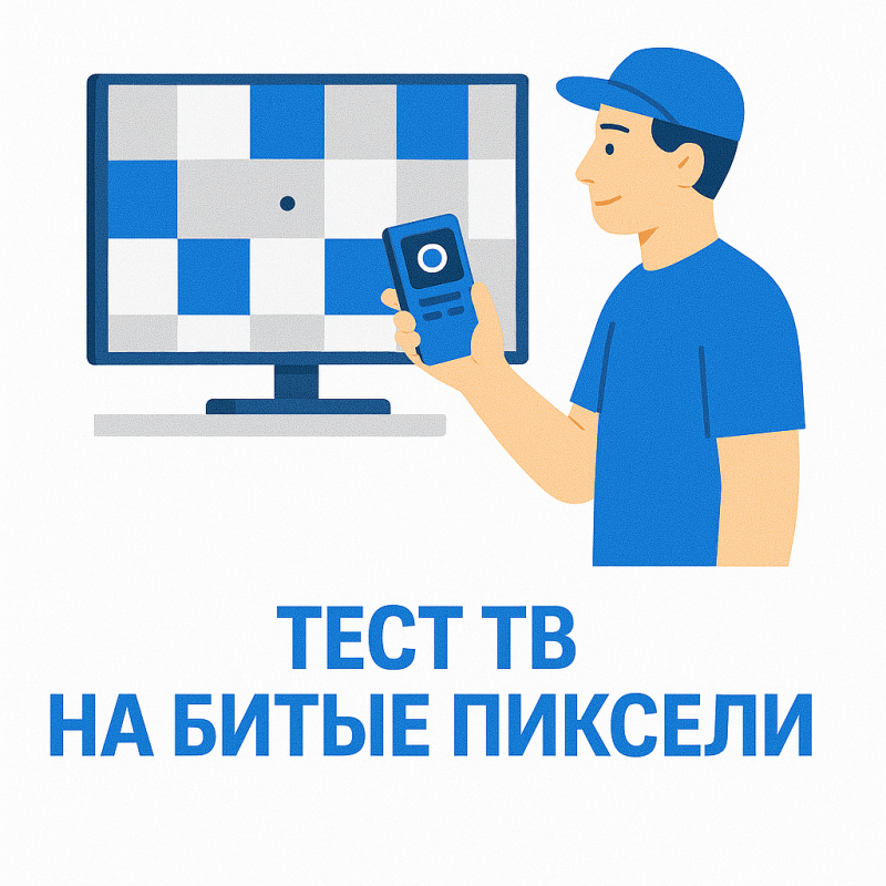 Тест ТВ на битые пиксели
